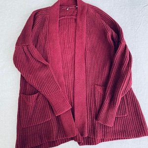 Anthropologie Balloon-Sleeve Cardigan